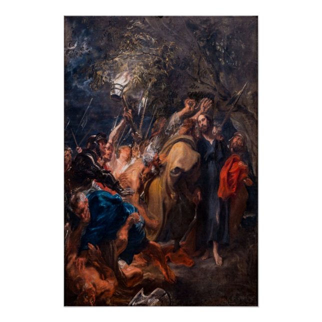 Poster Arrestation de Christ Canvas I scène biblique Mur  (Devant)