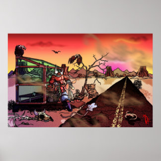 Poster Arrêt de bus