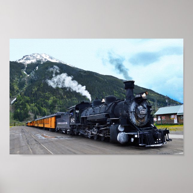 Poster Arrêt Silverton, Colorado (Devant)