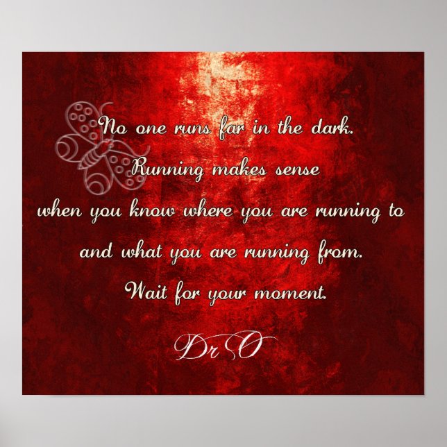 Poster Arrête de courir ! (Devant)