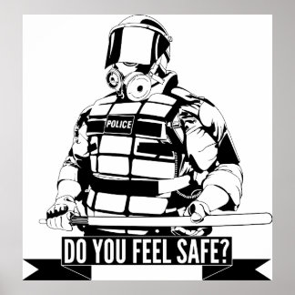 Poster Arrêter la brutalité policière Art pour les mouvem