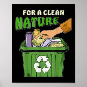 Poster Arrêter le filtrage de protection de la nature De 