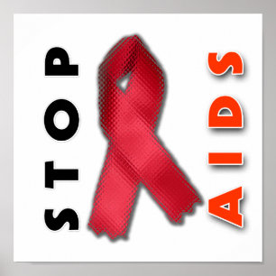 Poster Arrêter le sida (côté)