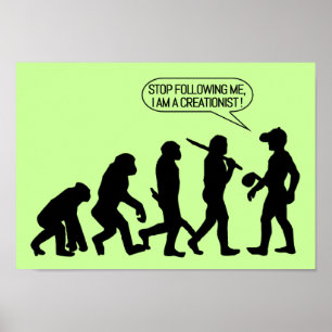 Poster Arrêtez de me suivre, je suis créationniste !