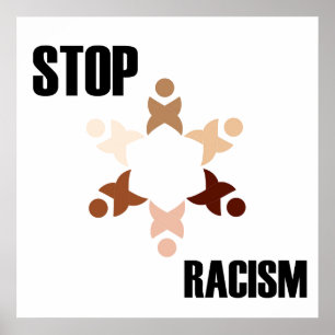 Poster Arrêtez le racisme