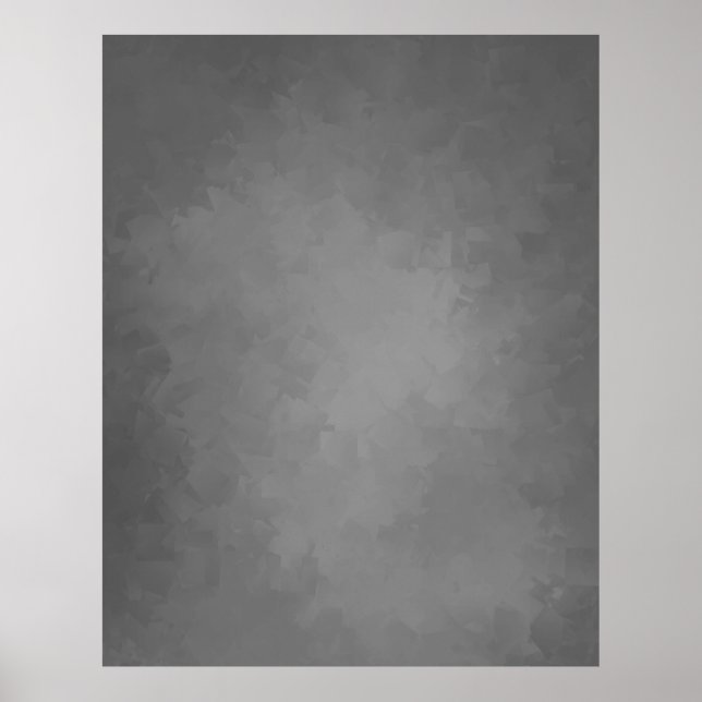 Poster ARRIÈRE PHOTO COMPACTE - Cubisme gris (Devant)