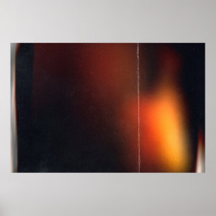 Poster Arrière - plan abstrait noir. Effet photo. Retro