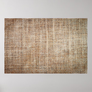 Poster Arrière - plan de burlap hessian 