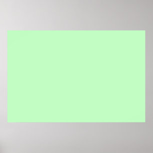 Poster Arrière - plan de couleur bleu vert pastel