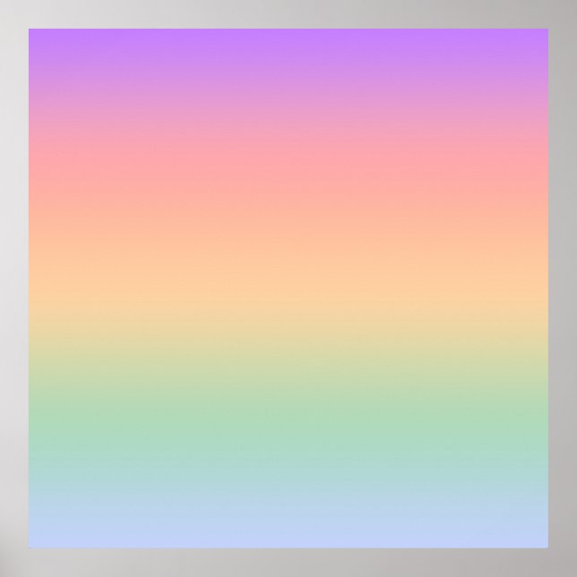 Poster Arrière - plan de dégradé de couleur arc-en-ciel (Devant)
