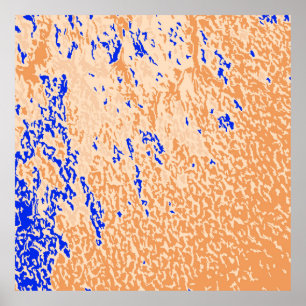 Poster Arrière - plan de Grunge coloré. Multicolor Abstra