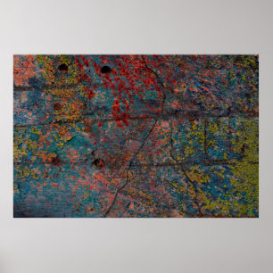 Poster arrière - plan de grunge multicolore Abstrait avec