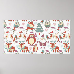 Poster Arrière - plan de Noël