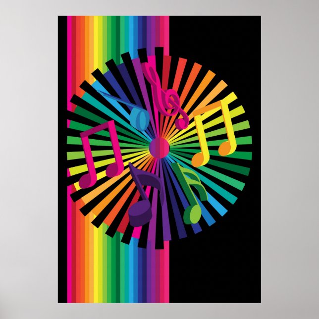 Poster Arrière - plan de parti (Devant)