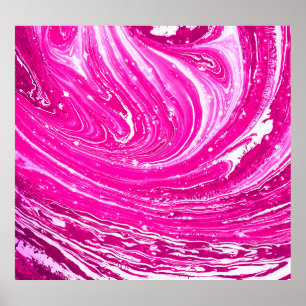 Poster Arrière - plan de peinture rose mixte.