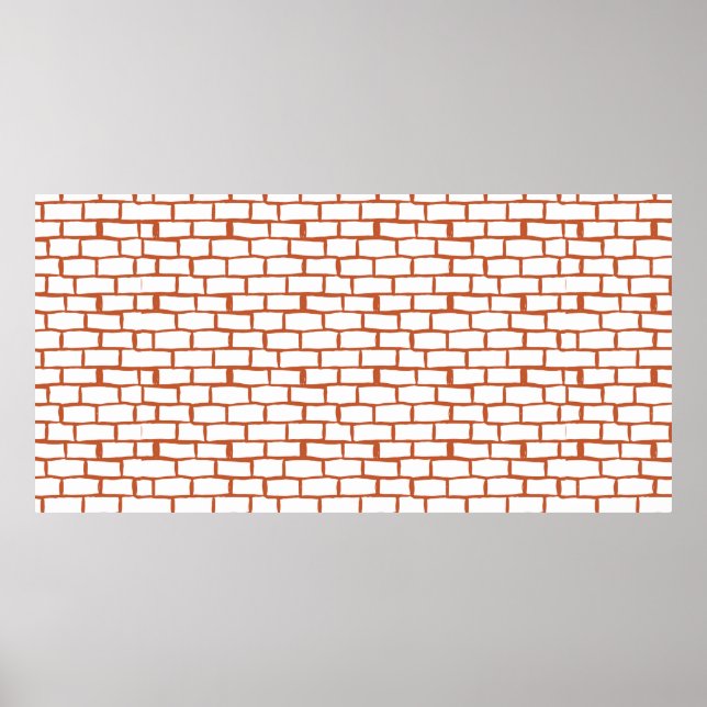 Poster arrière - plan de texture de brique (Devant)