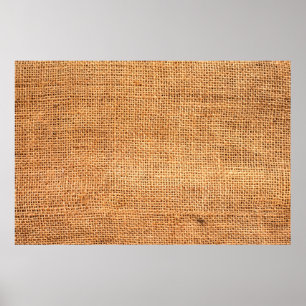 Poster arrière - plan de tissu de burlap Brown ou tissu d
