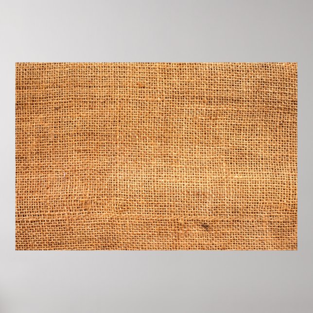 Poster arrière - plan de tissu de burlap Brown ou tissu d (Devant)