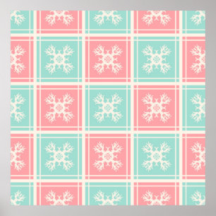 Poster Arrière - plan décoratif avec éléments sans soudur