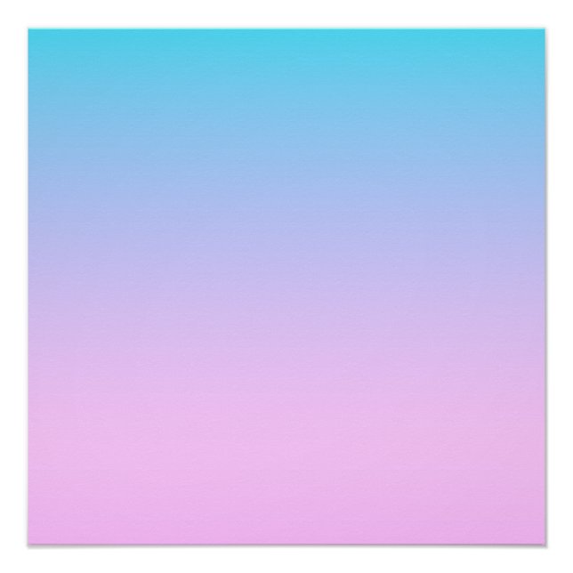 Poster Arrière - plan dégradé bleu et rose (Devant)