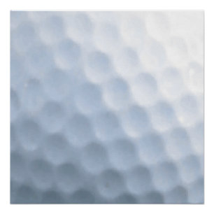 Poster Arrière - plan Motif d'impression de balle de golf