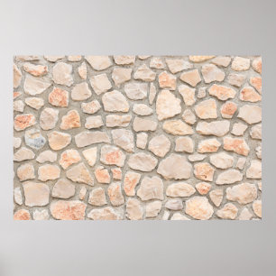 Poster Arrière - plan mur en pierre grise. pierre, textur