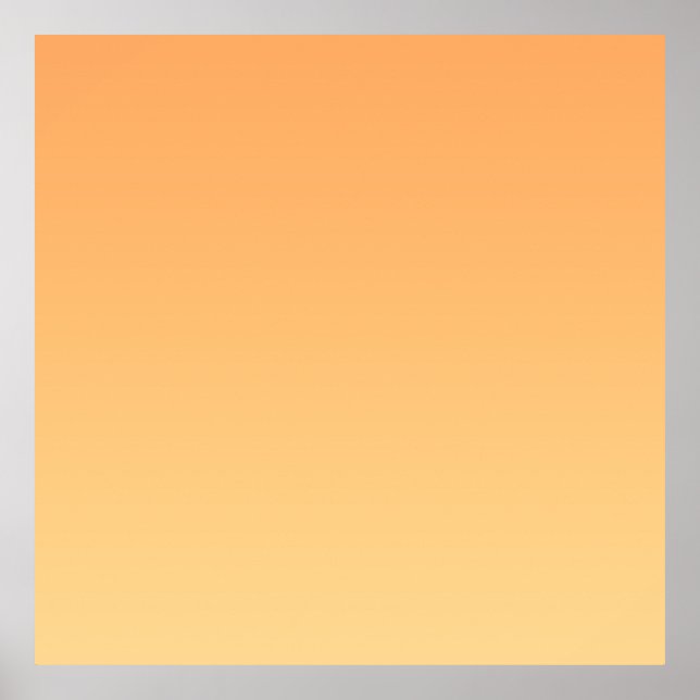 Poster Arrière - plan orange et jaune (Devant)