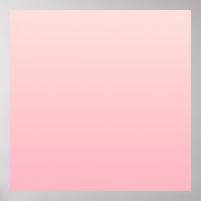 Poster Arrière - plan Pastel Pink Gradient (Devant)