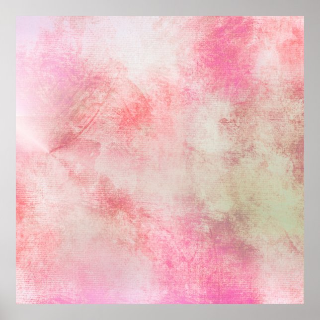 Poster Arrière - plan rose (Devant)