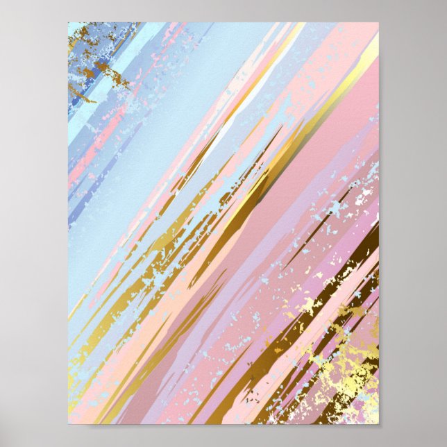 Poster Arrière - plan rose texturé (Devant)