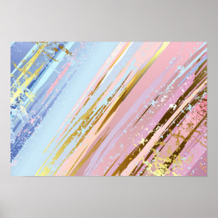 Poster Arrière - plan rose texturé