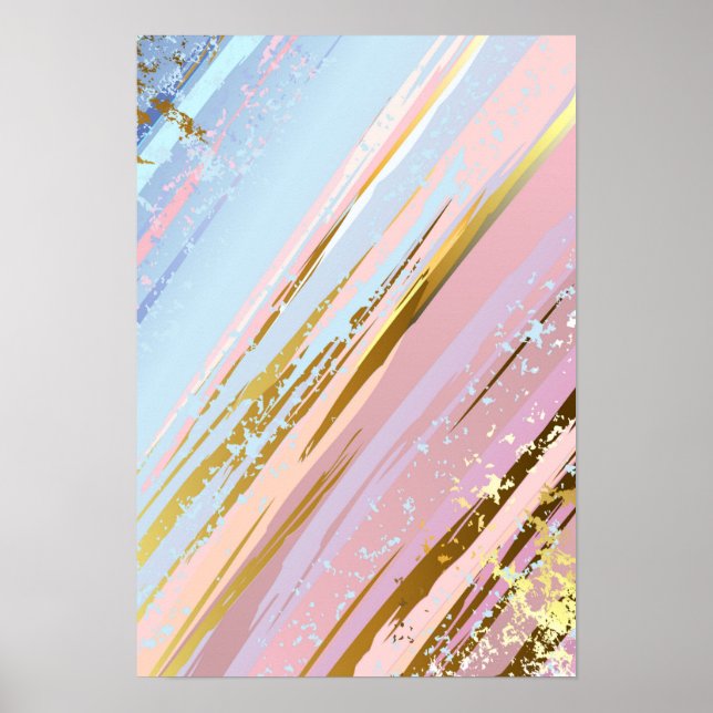 Poster Arrière - plan rose texturé (Devant)