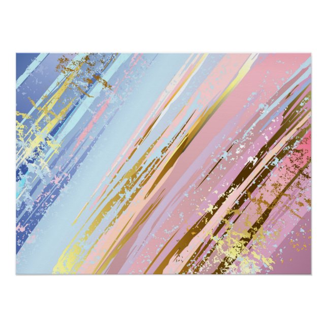 Poster Arrière - plan rose texturé (Devant)