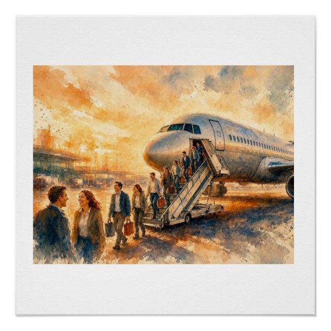 Poster Arrivée,  (Devant)