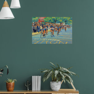 Poster Arrivée de La 2ème Étape Tour de France 1969 Faux 