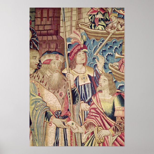 Poster Arrivée de Vasco da Gama à Calicut (Devant)