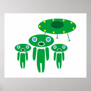 Poster arrivée des Aliens