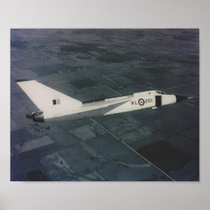 Poster Arrow Avro - RL201 en vol