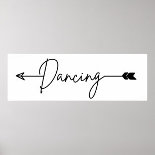 Poster Arrow Dancing mariage