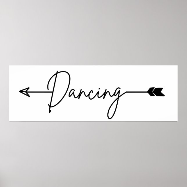 Poster Arrow Dancing mariage (Devant)