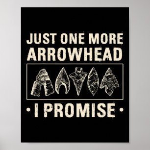 Poster Arrowhead Hunting Arrowheads