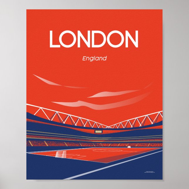 Poster arsenal de Londres Emirates Stadium (Devant)