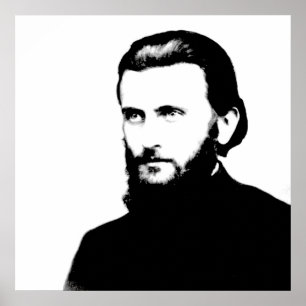 Poster arsenie boca roumanie saint symbole religieux égli