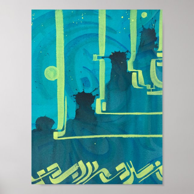 Poster Art Abstrait (Devant)