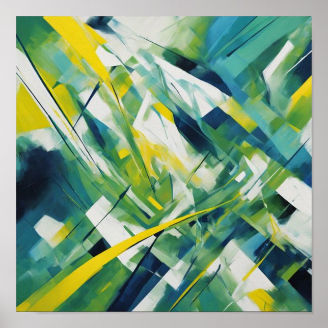 Poster art Abstrait (Devant)