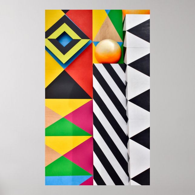 Poster art Abstrait (Devant)