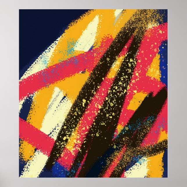 Poster Art abstrait (Devant)
