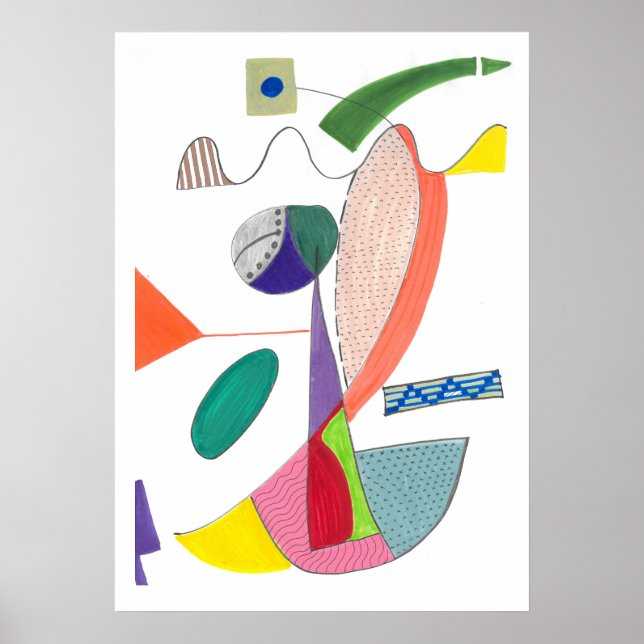 Poster art Abstrait (Devant)