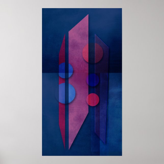 Poster Art Abstrait 009 (Devant)