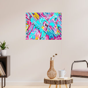 Poster Art Abstrait audacieux
